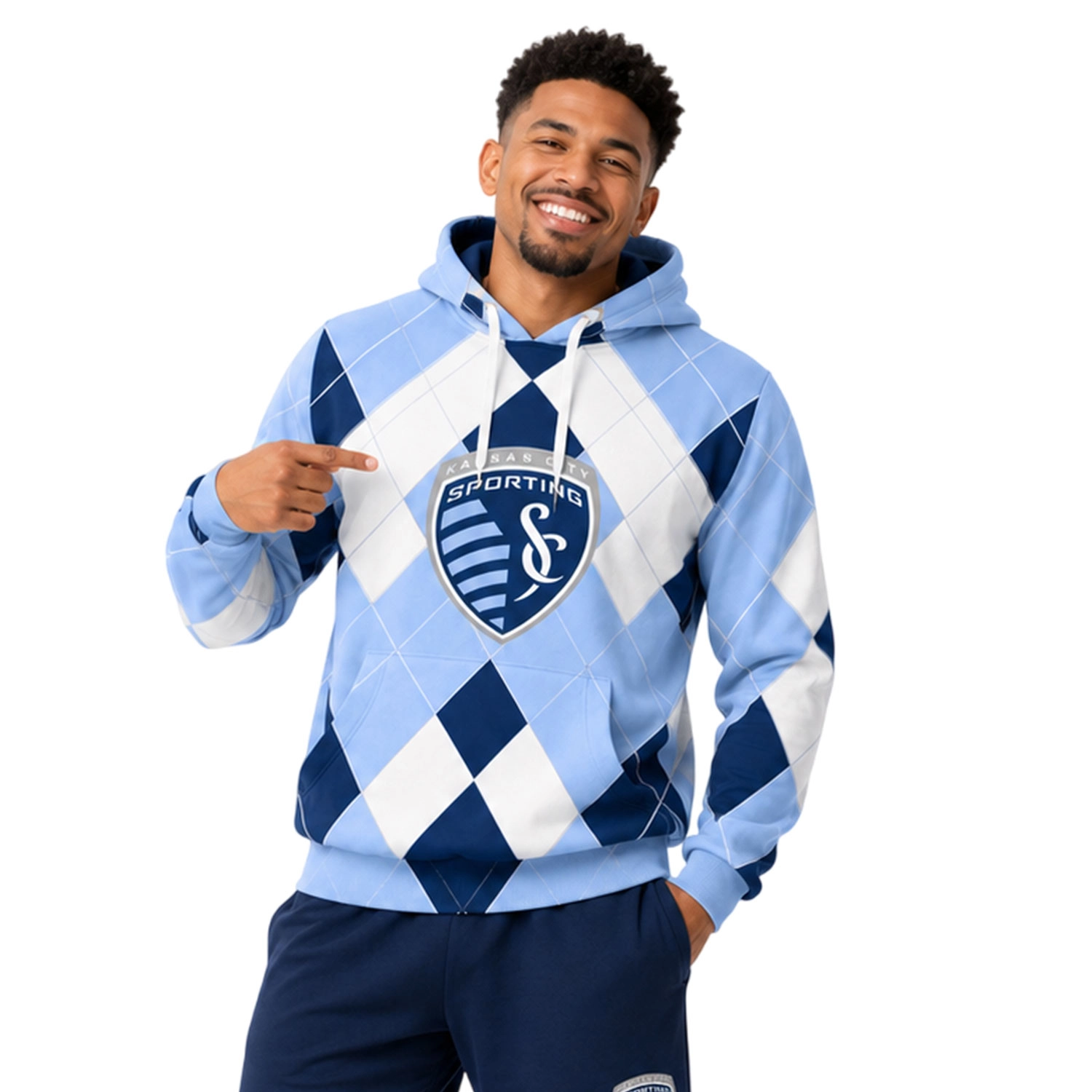 Sporting Kansas City Hoodie Custom Remarkable Blue Style - Image 4