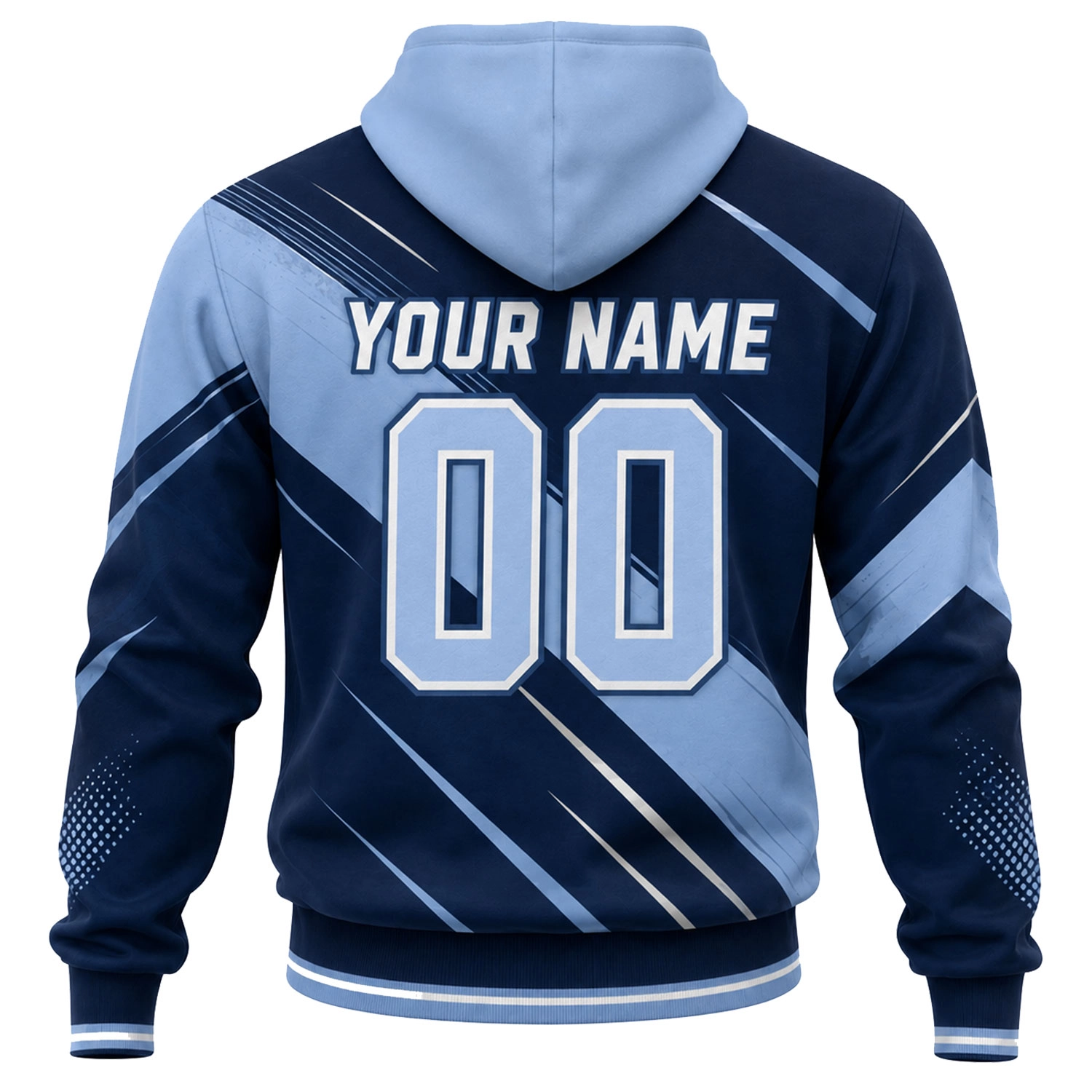 Sporting Kansas City Soccer Hoodie Custom Vibrant Diagonal Graphic - Image 3