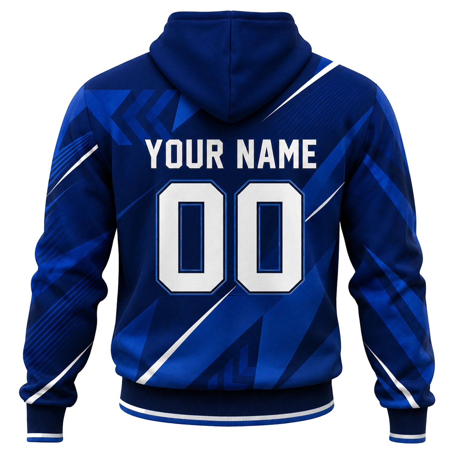 Sporting KC Soccer Hoodie Custom Exclusive Navy Chevron - Image 3