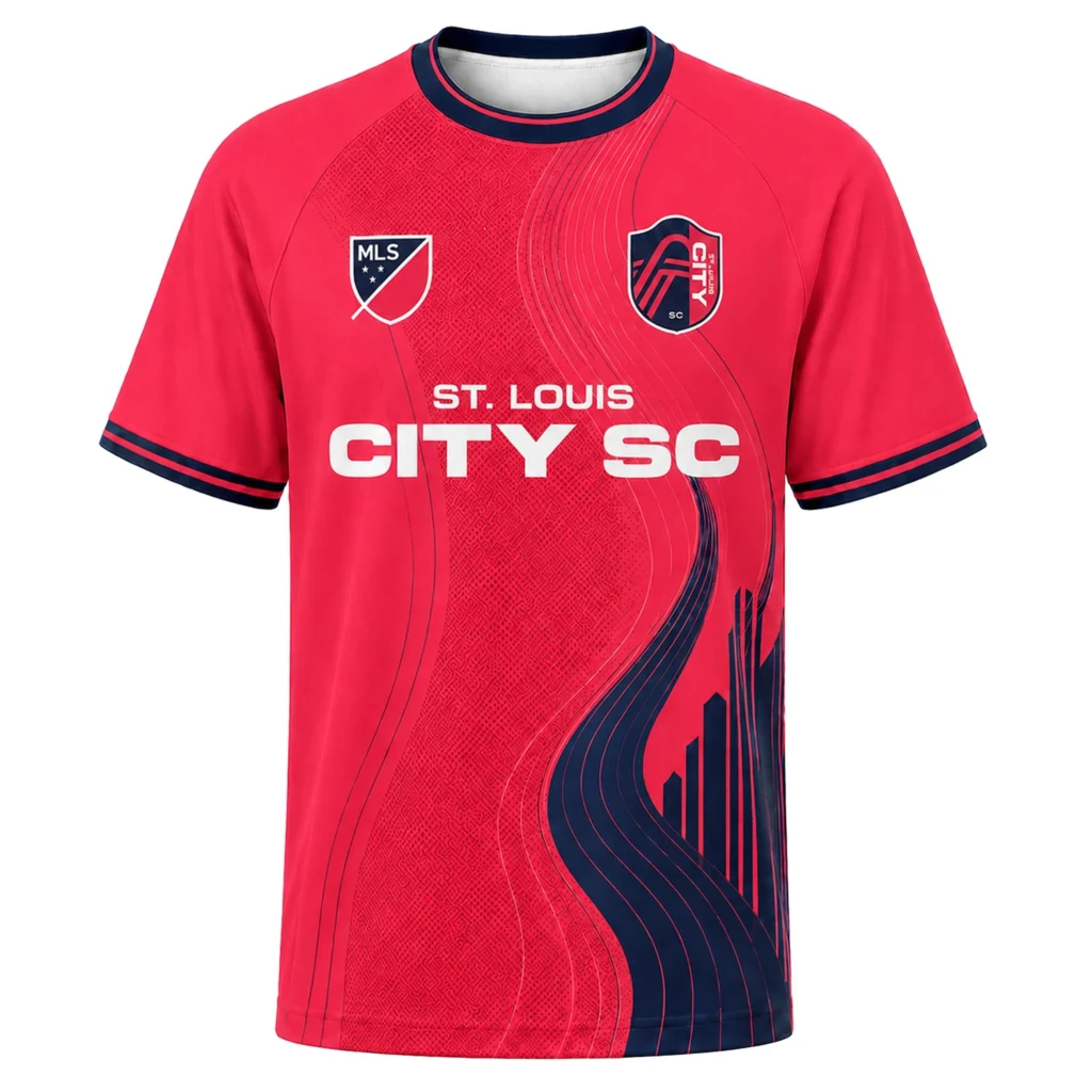 St. Louis CITY SC Becher Jersey Elite Red Wave