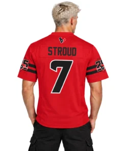 Stroud Red Alternate Game Jersey - Stunning Texans Style