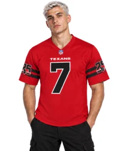 Stroud Red Alternate Game Jersey - Stunning Texans Style