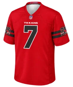 Stroud Red Alternate Game Jersey - Stunning Texans Style