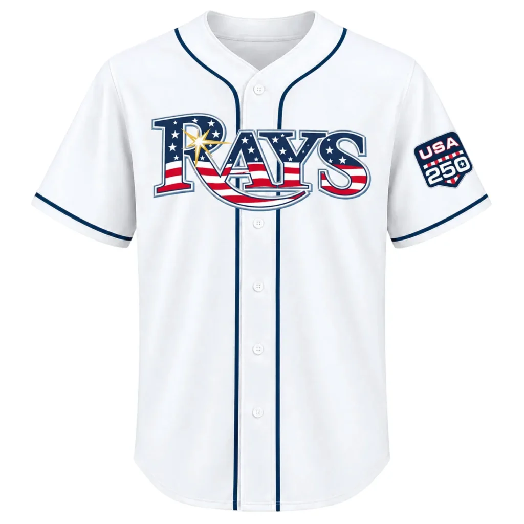 Tampa Bay Rays Yandy Diaz Patriotic Jersey Stunning Fan Apparel