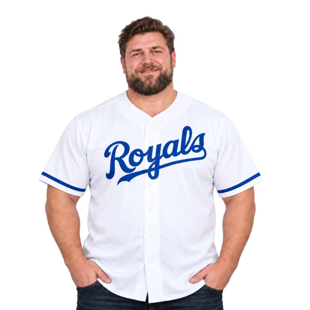 Taylor Kansas City Royals Home Jersey – Bold Player Style