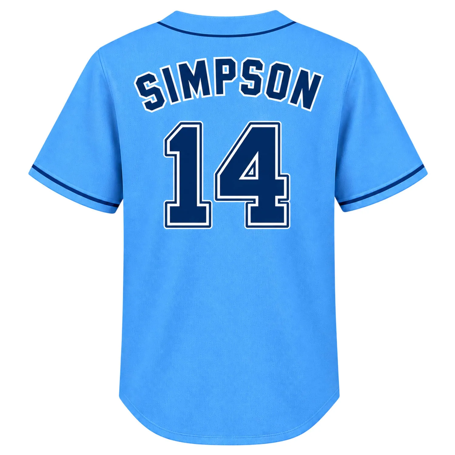 TB Rays Blue Jersey Chandler Simpson Powerful Wear - Image 3