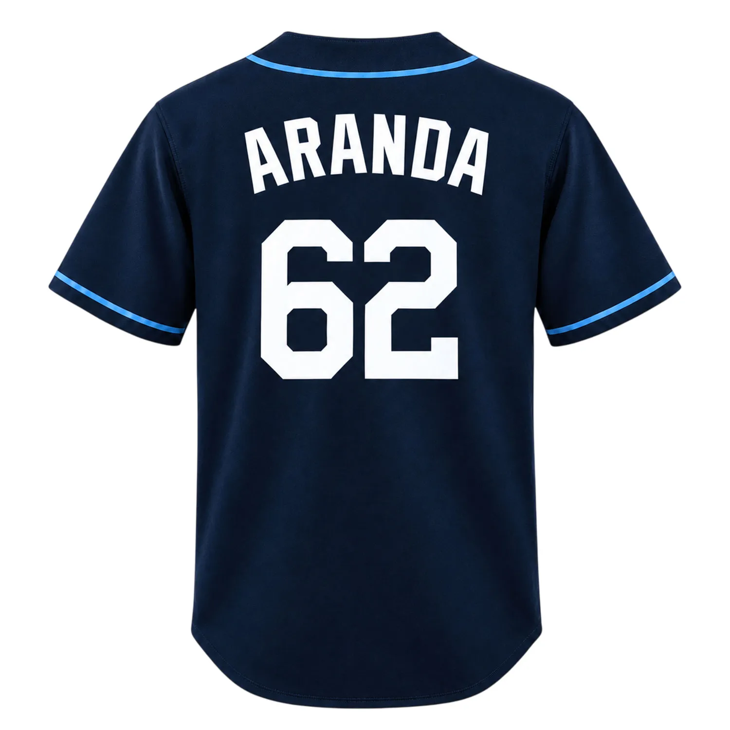 TB Rays Navy Jersey Jonathan Aranda Dynamic - Image 3