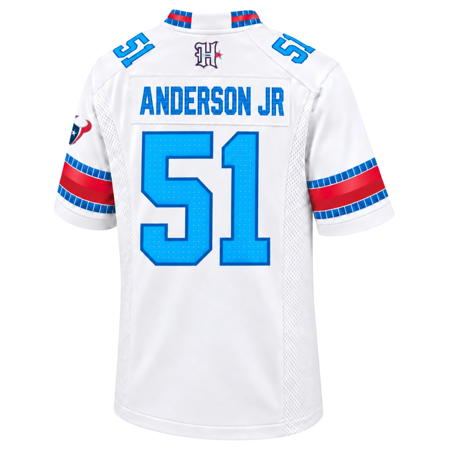 Texans Anderson Jr White Rivalries Jersey - Legendary Player Edition