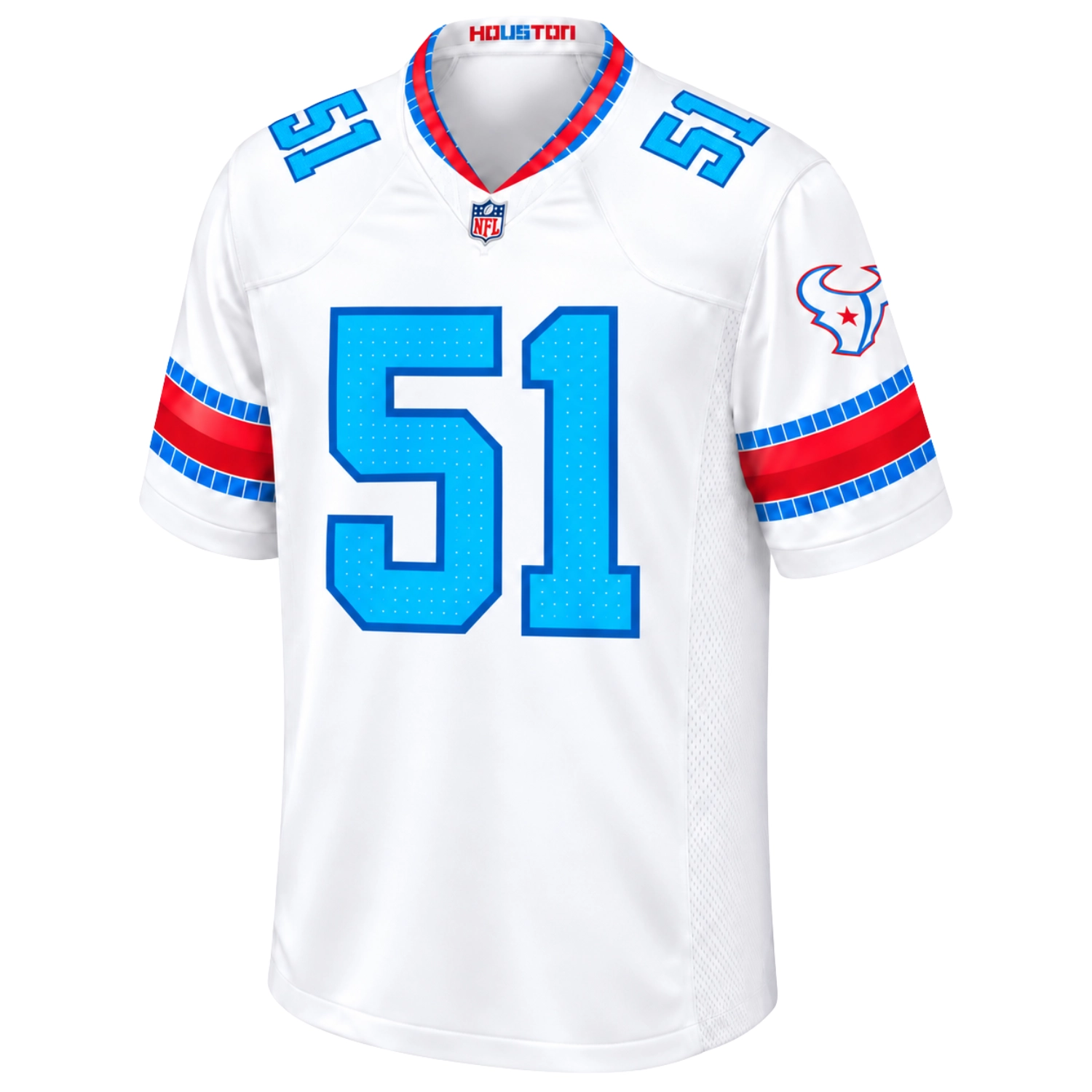 Texans Anderson Jr White Rivalries Jersey - Legendary Player Edition
