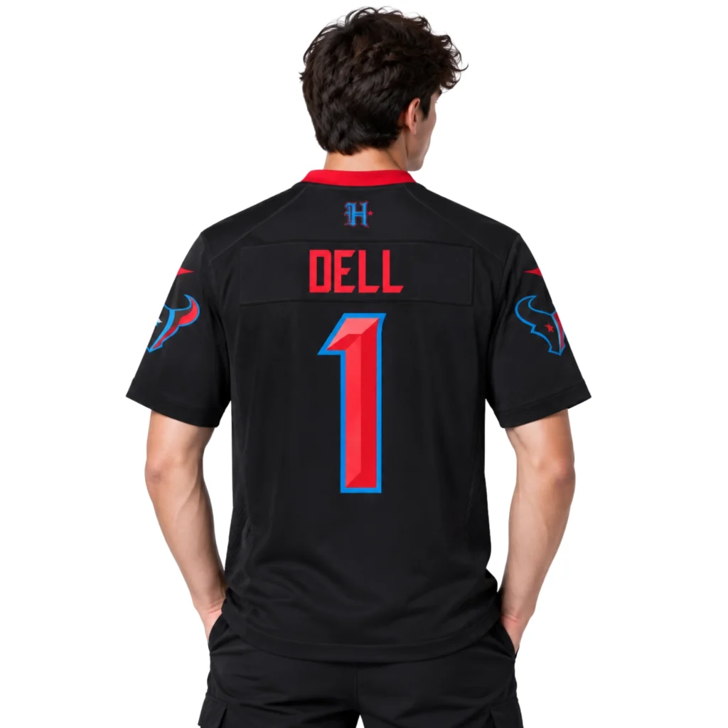 Texans Dell Alternate Jersey - Legendary Black Game Day Style