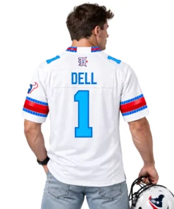 Texans Dell White Rivalries Jersey - Stunning Player Edition