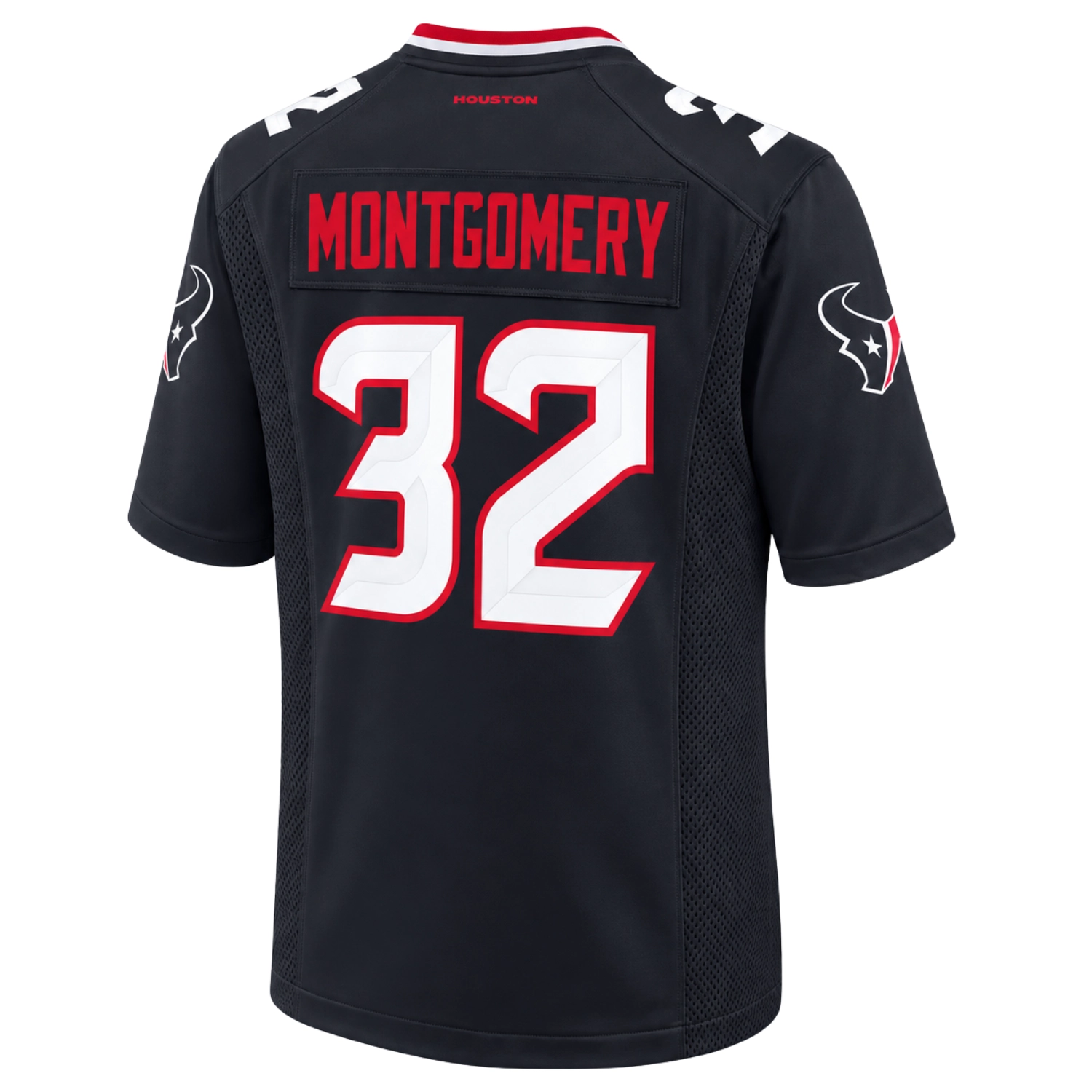 Texans Montgomery Navy GAME Jersey - Legendary Player Edition