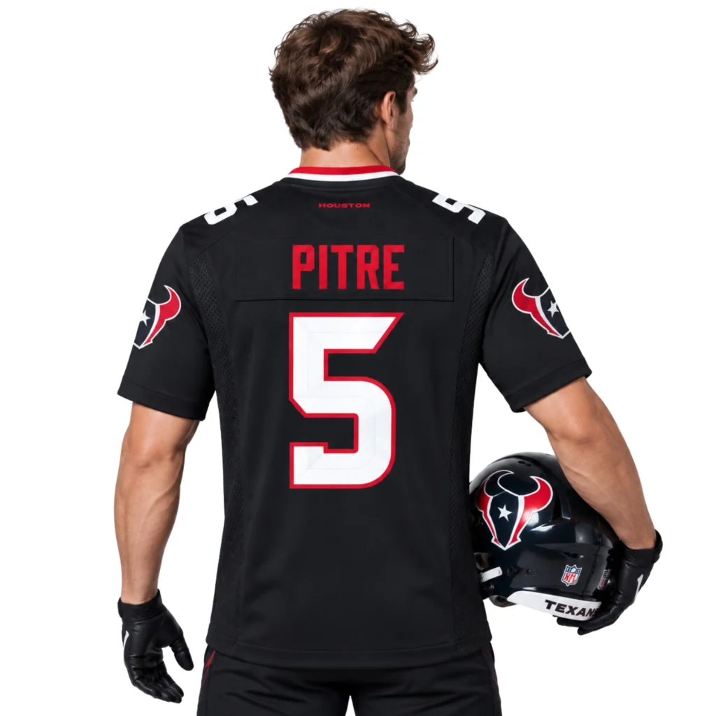Texans Pitre Navy Jersey - Legendary Fan Collection