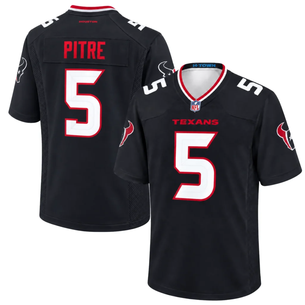Texans Pitre Navy Jersey - Legendary Fan Collection