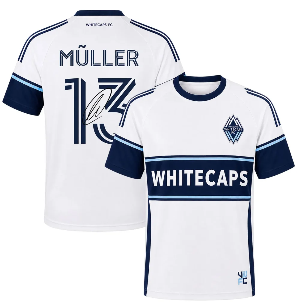 Thomas Muller Whitecaps Jersey Signature Bold Fan Style