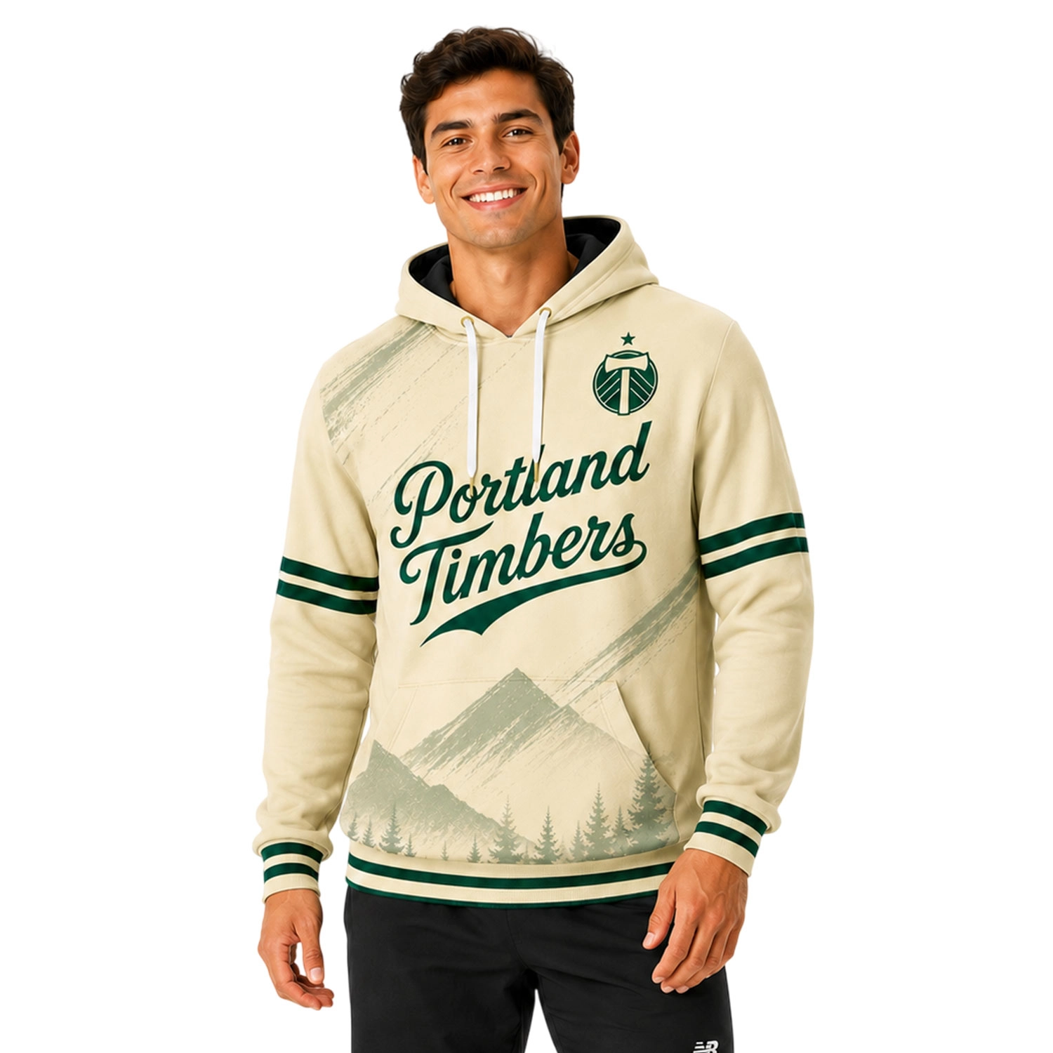 Timbers Hoodie Custom Remarkable Vintage Script - Image 4