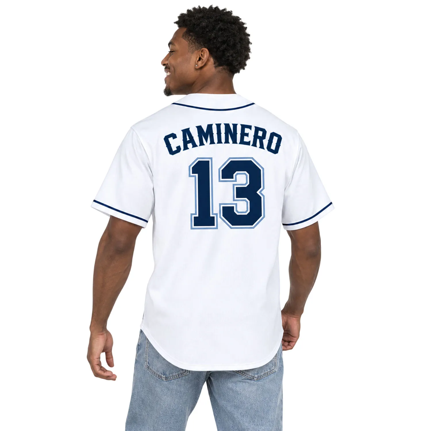 TP Rays Home Jersey Junior Caminero Bold - Image 4