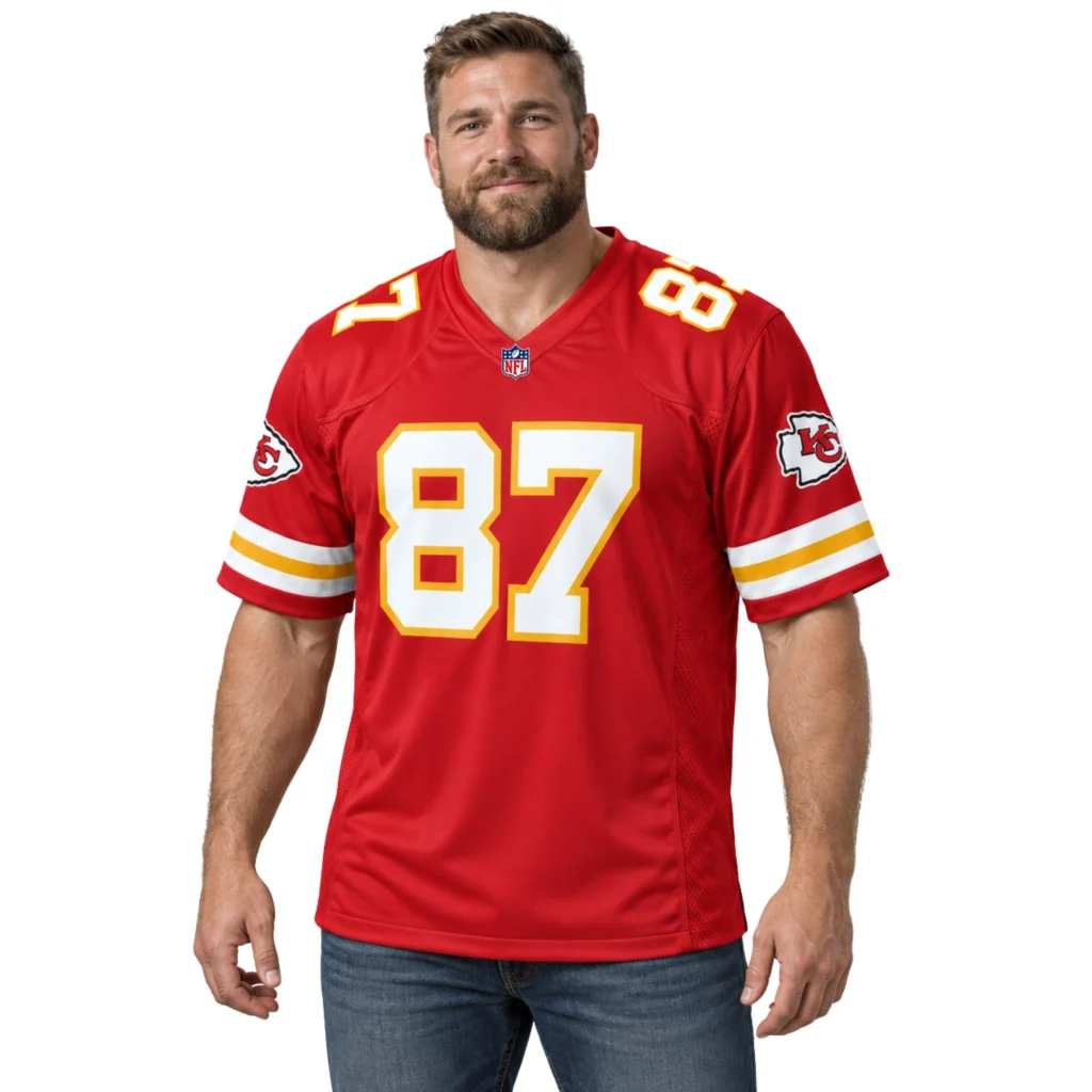 Travis Kelce Chiefs Red Rivalries Jersey - Epic Champion Legacy
