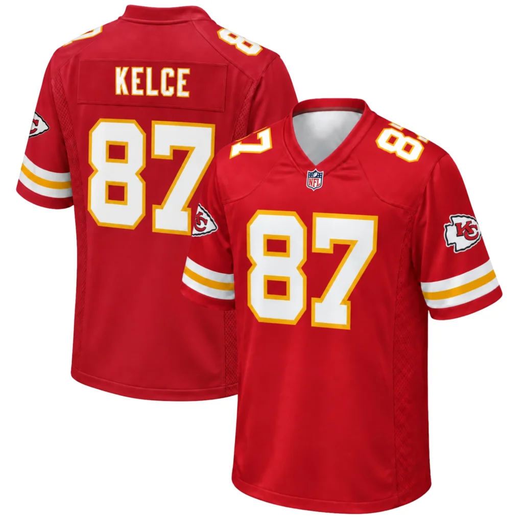 Travis Kelce Chiefs Red Rivalries Jersey - Epic Champion Legacy