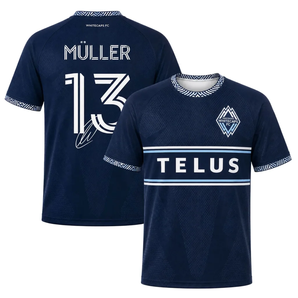 Vancouver Thomas Muller Navy Jersey Epic Fan Wear