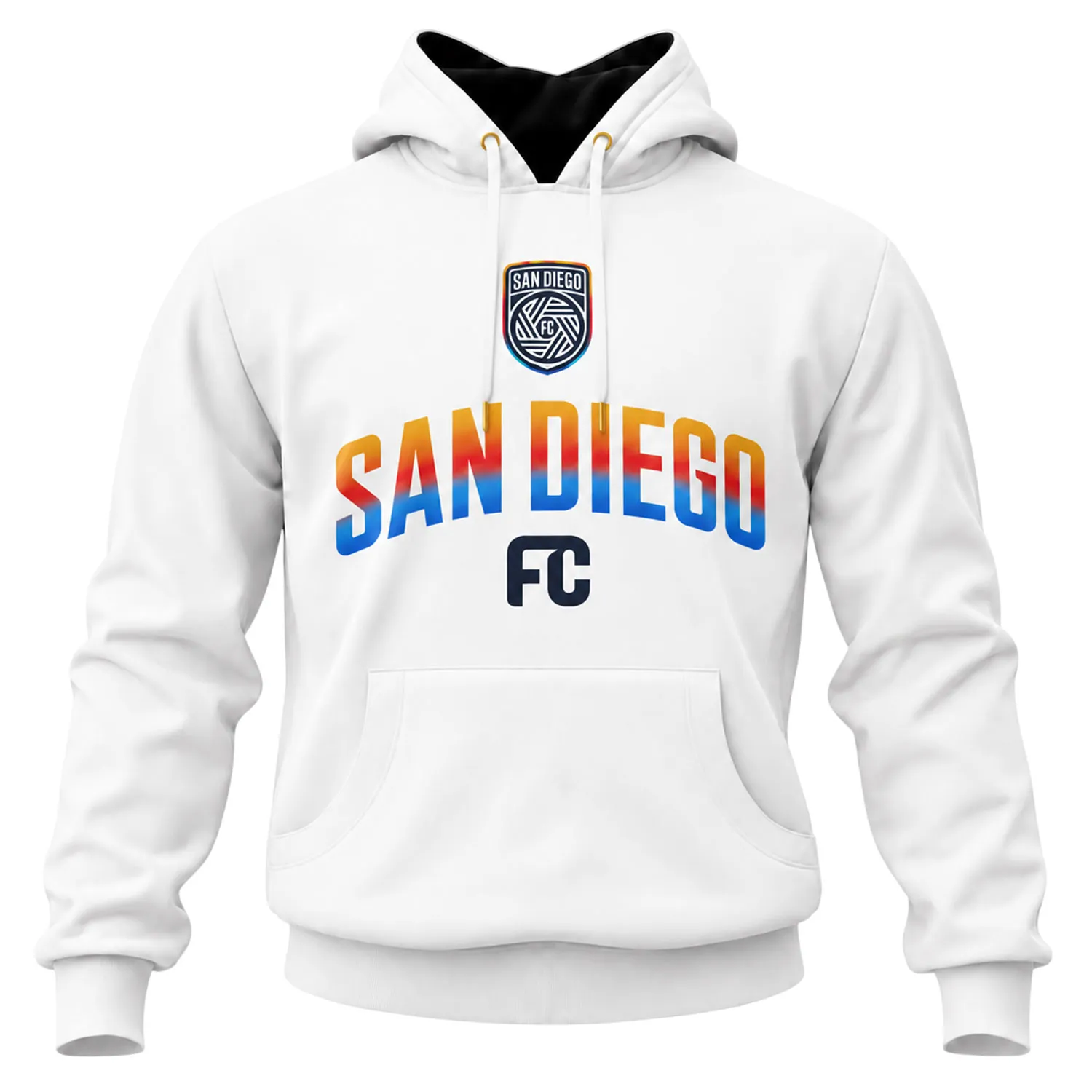 White San Diego Hoodie Ultimate Supporter Fleece Pullover - Image 2