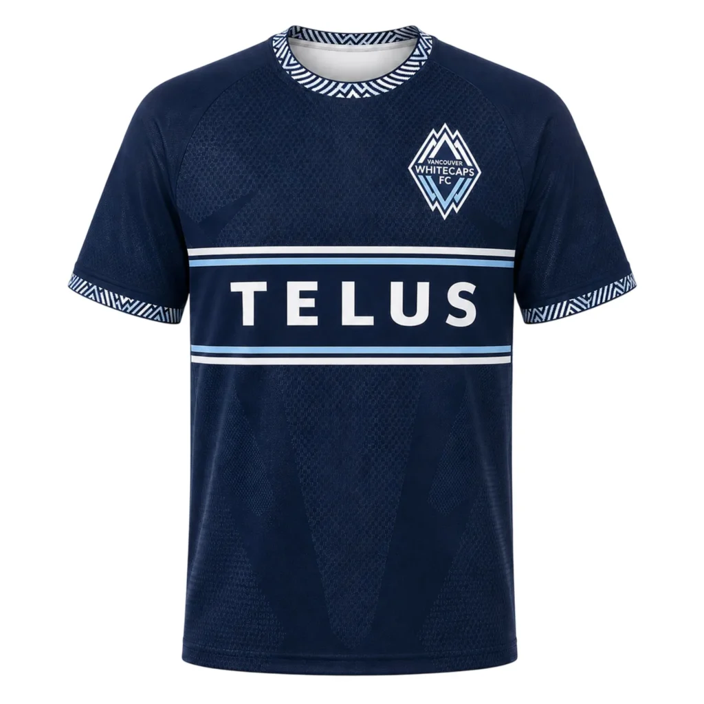 Whitecaps Brian White Blue Jersey Epic Fan Soccer Wear