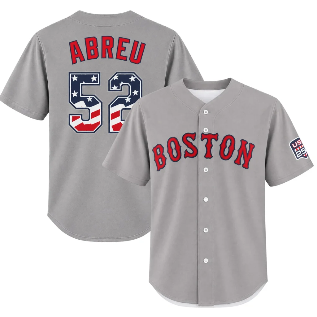 Wilyer Abreu Boston Patriotic Jersey Bold Fan Wear