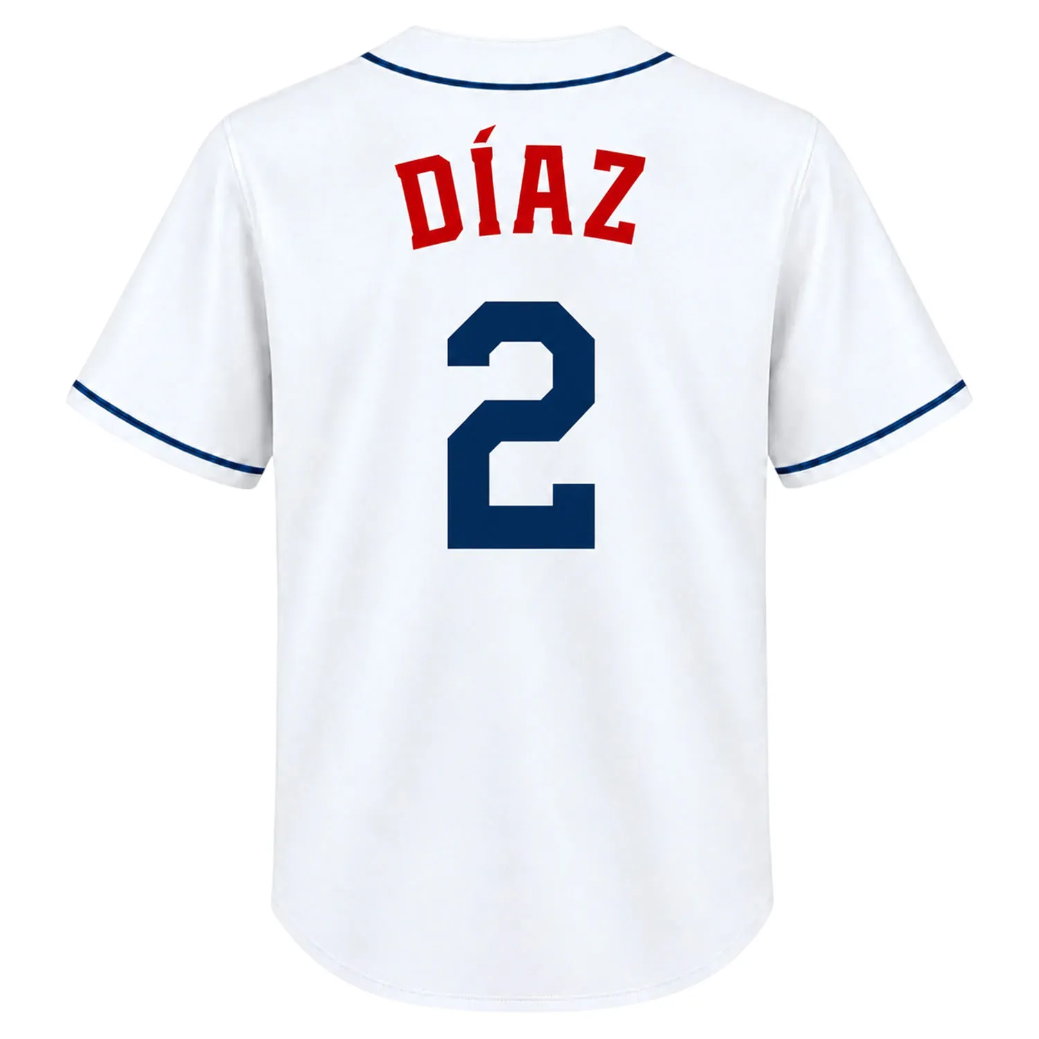 Yandy Diaz TB Rays White Jersey Remarkable Style - Image 3