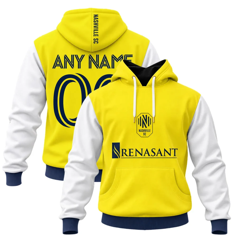 Yellow Nashville SC Hoodie Vibrant Varsity Style 2026