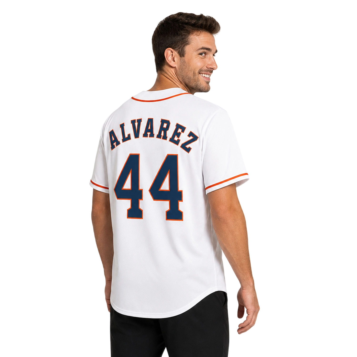 Yordan Alvarez Astros Jersey Stunning White Design - Image 4