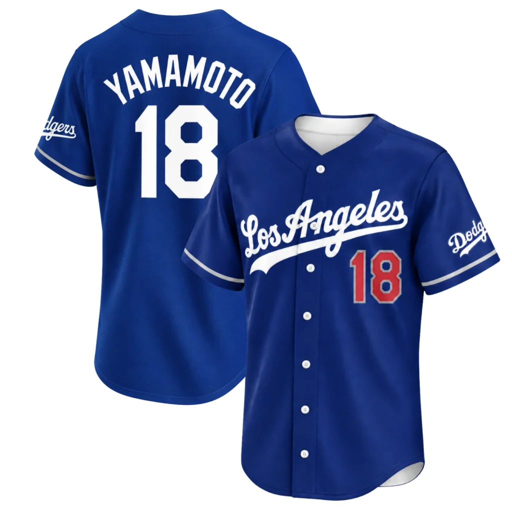 Yoshinobu Yamamoto Dodgers Royal Jersey – Stunning Fan Gear
