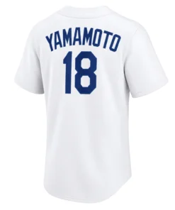 Yoshinobu Yamamoto White Dodgers Jersey – Elite Baseball Style