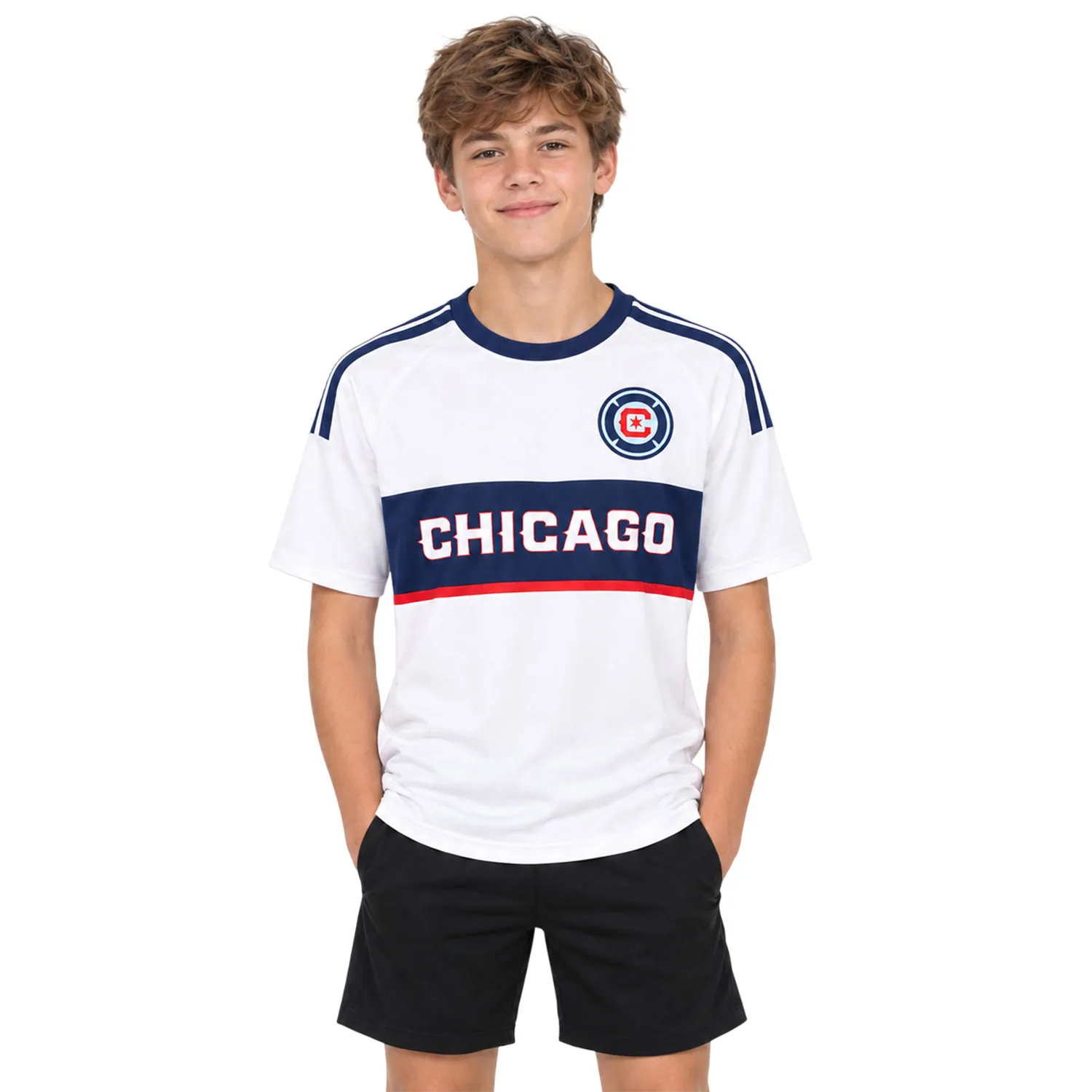 Youth Chicago Fire Custom Jersey Ultimate Soccer Fanwear - Image 4
