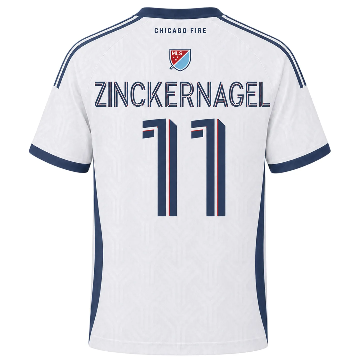 Zinckernagel Chicago Fire Jersey Essential White Kit - Image 3