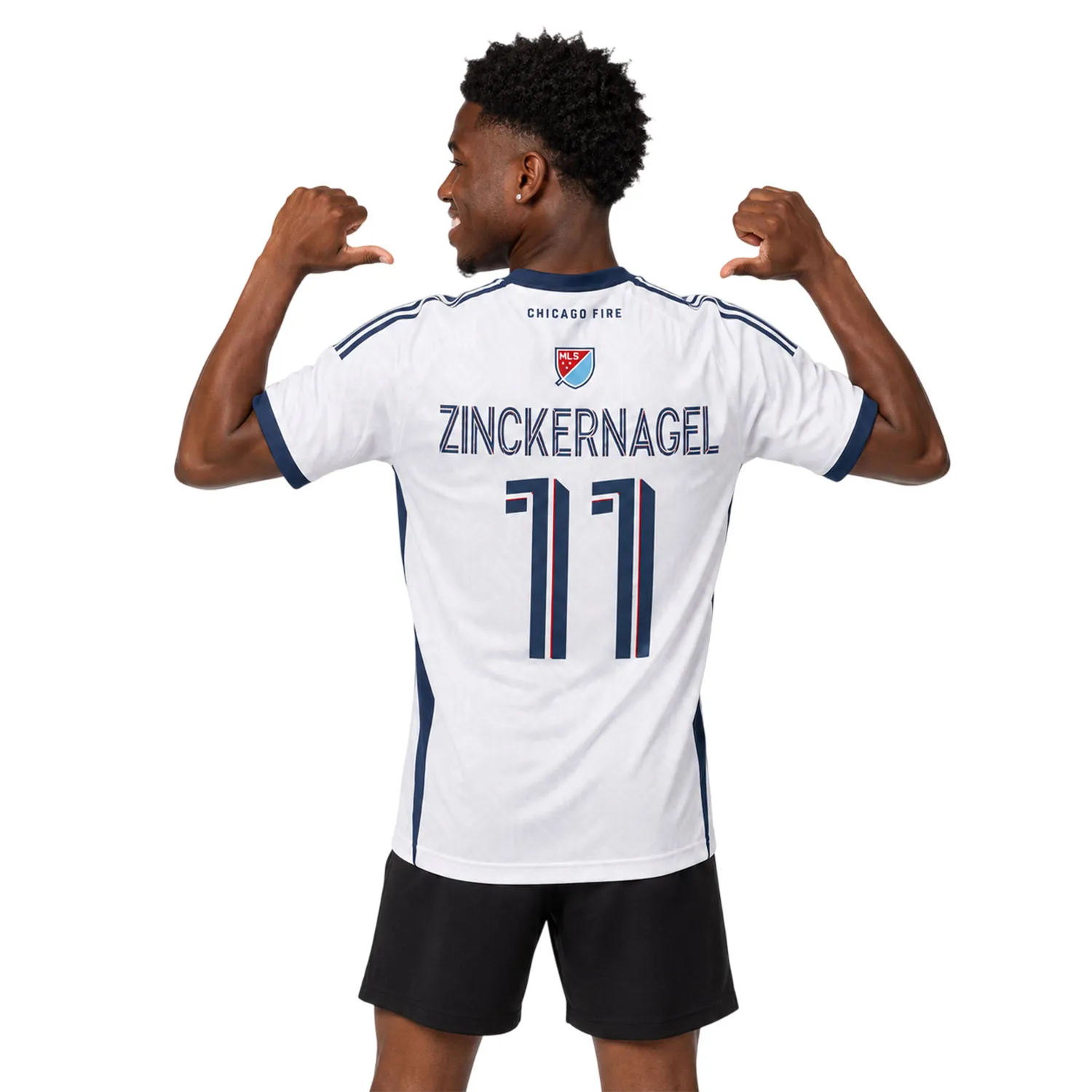 Zinckernagel Chicago Fire Jersey Essential White Kit - Image 4