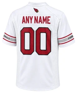 Arizona Cardinals White Jersey – back view