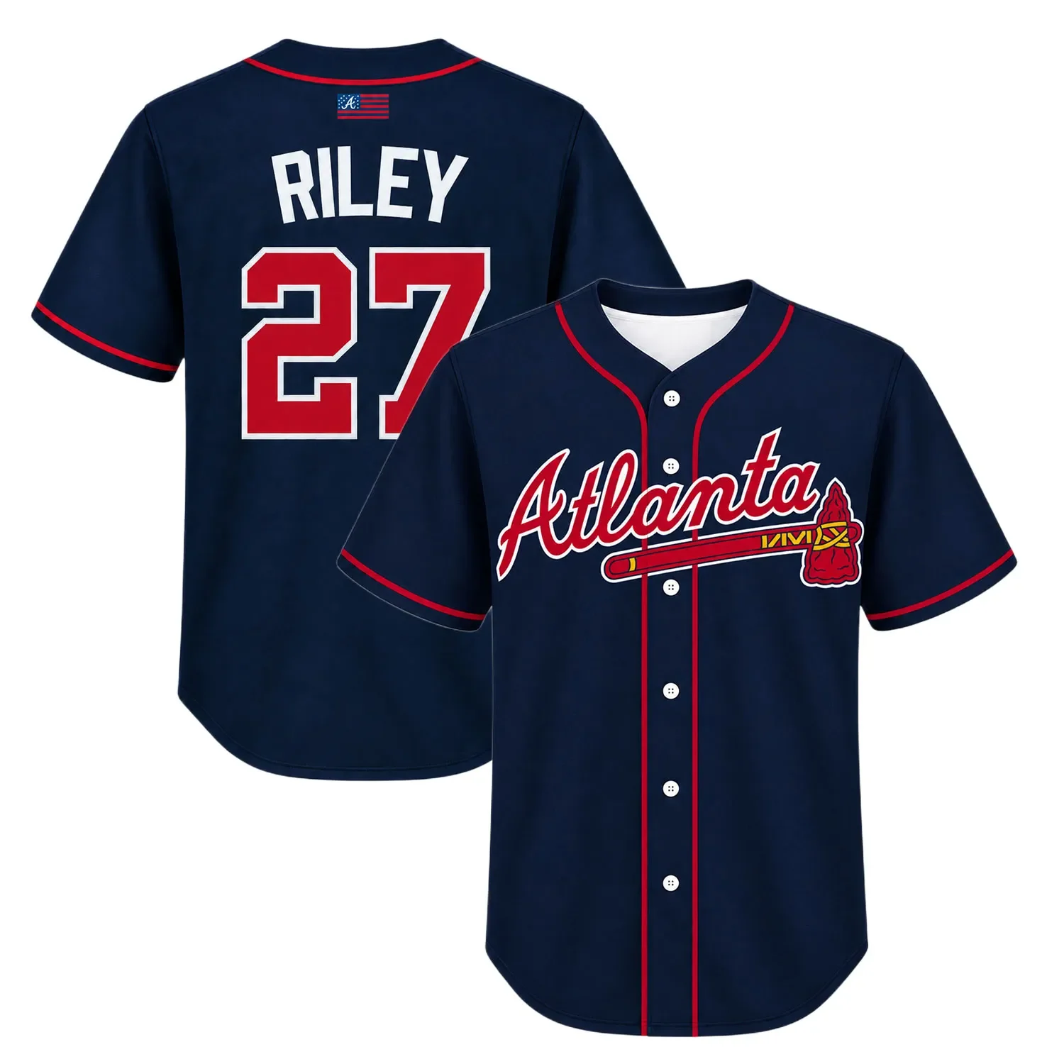 Atlanta Braves Austin Riley Alternate Jersey