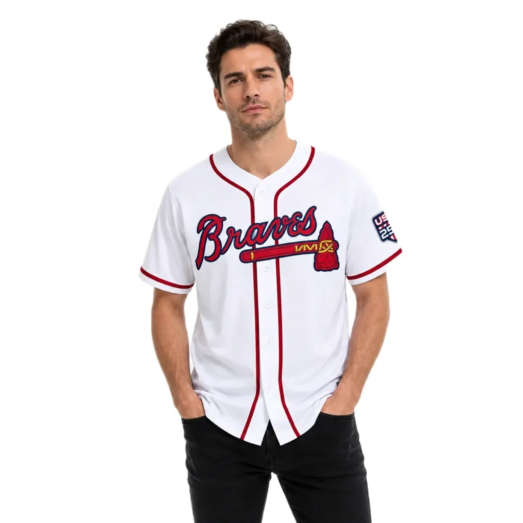 Atlanta Braves Austin Riley Home Jersey – Name & Number Fan Jersey