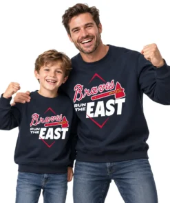 Atlanta Braves Navy NL East Champions Sweatshirt – alternate view 3