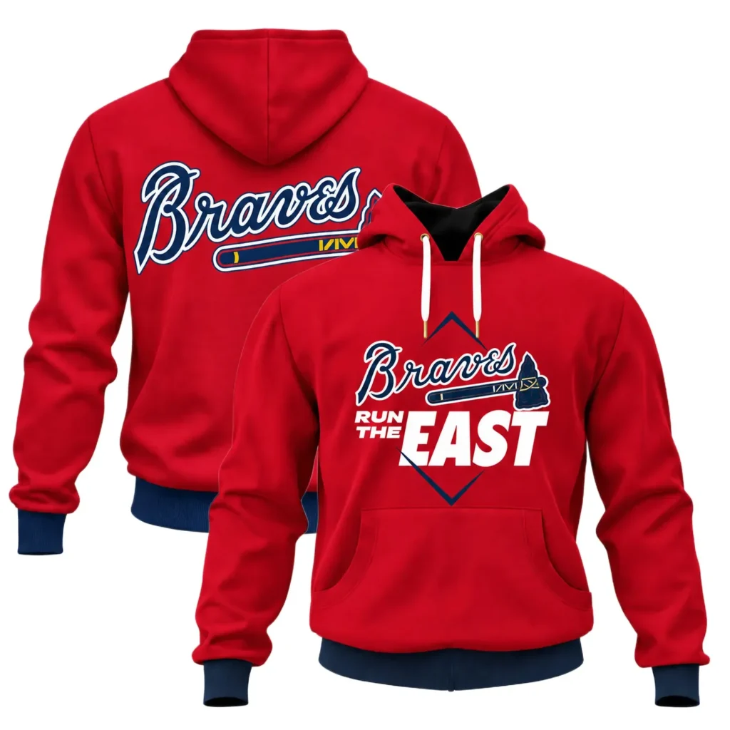 Atlanta Braves NL East Champions Hoodie – Game Day Pullover