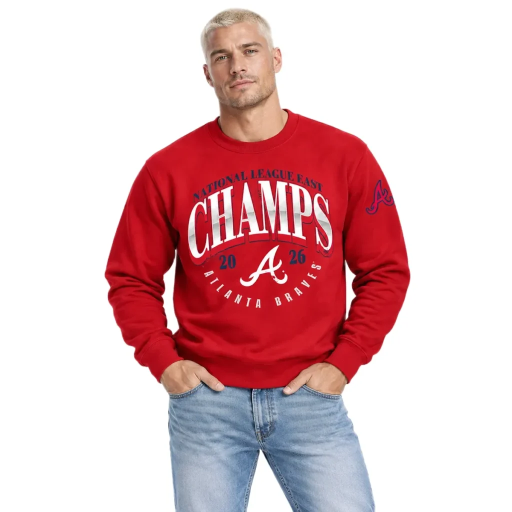Atlanta Braves Red Champions Sweatshirt – Game Day Crewneck