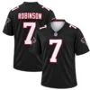 Atlanta Falcons Bijan Robinson Black Throwback Jersey