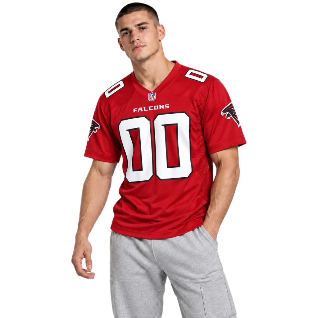 Atlanta Falcons Red Home Custom Jersey – Personalized Fan Edition