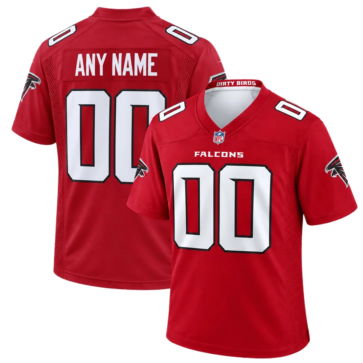 Atlanta Falcons Red Home Custom Jersey