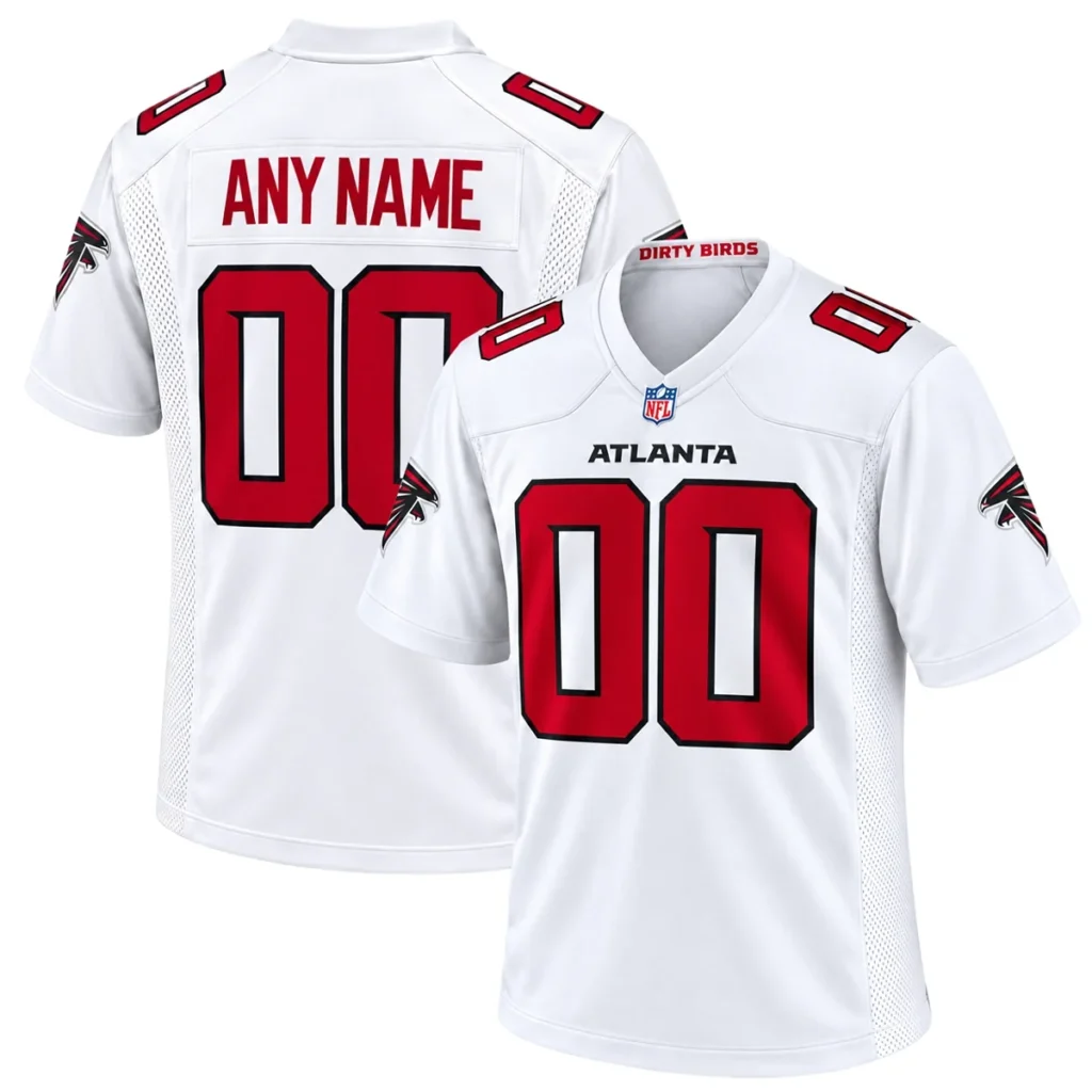 Atlanta Falcons White Custom Jersey – Season Pride Edition