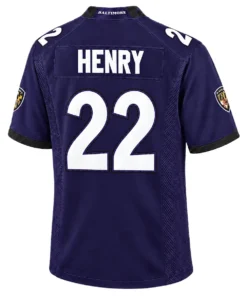 Baltimore Ravens Derrick Henry Jersey – back view