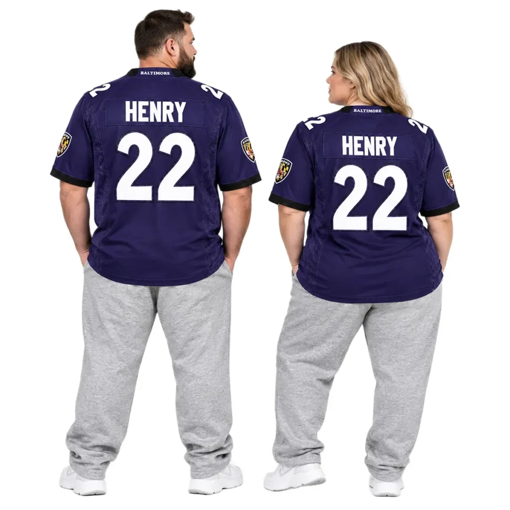 Baltimore Ravens Derrick Henry Jersey – Stadium Ready Fan Style