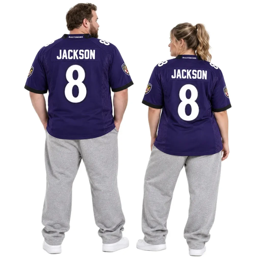 Baltimore Ravens Lamar Jackson Home Jersey – Custom Name & Number Edition