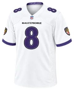 Baltimore Ravens Lamar Jackson Jersey – front view