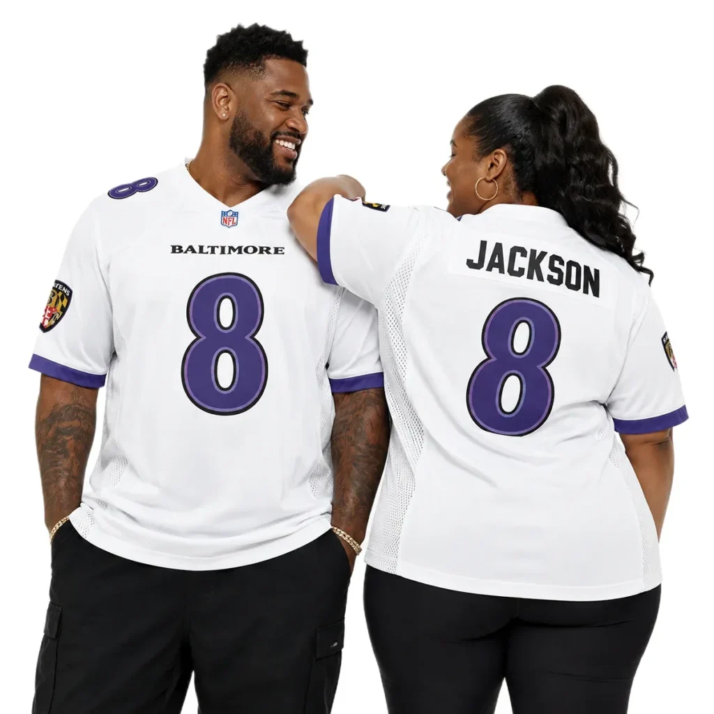 Baltimore Ravens Lamar Jackson Jersey – Matchday Fan Edition